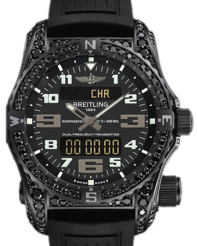 Breitling Professional Emergency V76325AW / BC46 / 156S / V20DSA. 2 watches for men